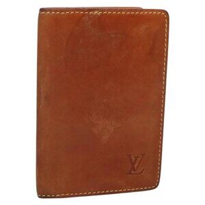 LOUIS VUITTON Nomad Organizer De Poch Card Case Brown M85011 LV Auth 135020
